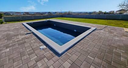 Charming Holiday House in Ljubač with Private Pool and Mountain Views