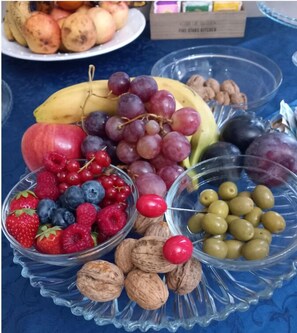 Frokostbuffé hver dag (EUR 5 per person)