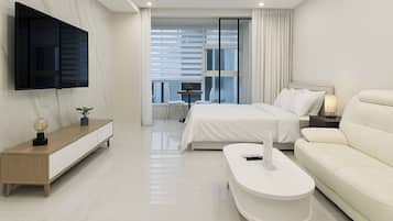 STAY-G E (DOUBLE BED) | 1 多间卧室、高档床上用品、羽绒被、记忆海绵床垫