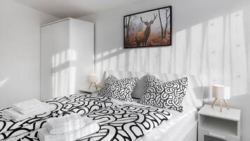 1 Schlafzimmer, kostenloses WLAN, Bettwäsche