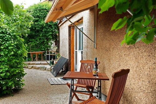 Appartement "Das Blaue Haus" avec jardin partagé et Wi-Fi