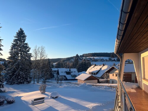 Ferienhaus 'Gutach' mit Bergblick, gemeinsamem Garten und Wi-Fi