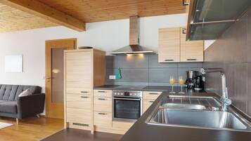 Kühlschrank, Ofen, Herdplatte, Geschirrspüler