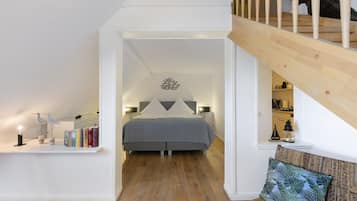 2 makuuhuonetta, vuodevaatteet