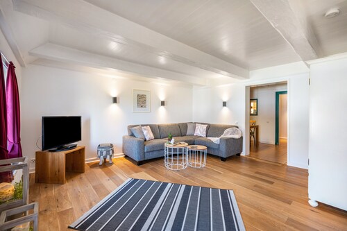 Appartement "Strandläufer" avec terrasse et jardin partagés