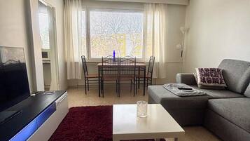 Apartment, 1 Bedroom, Accessible, Sauna | Living room