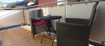 Cozy vacation apartment with a picturesque view of Hohnstein Castle