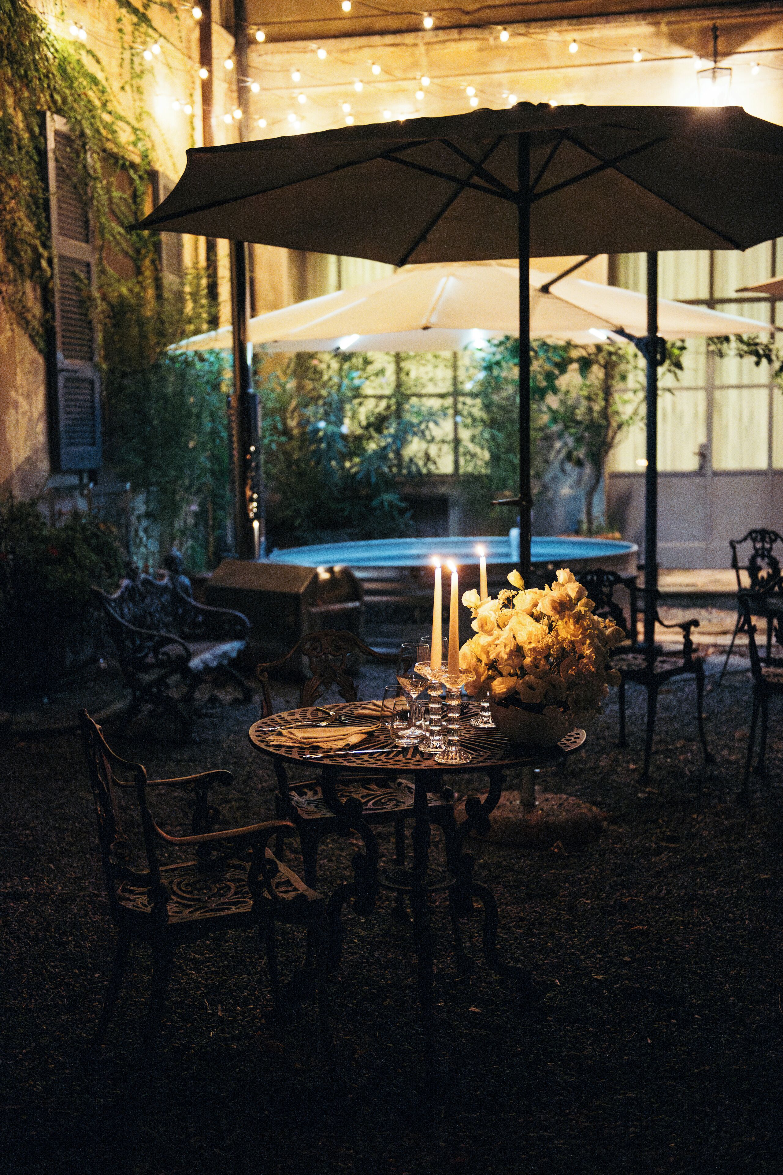 Restauration en plein air