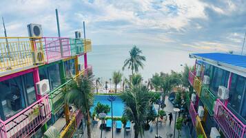 Junior Double or Twin Room, Beach View, Beachfront | Beach/ocean view