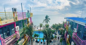 ห้องจูเนียร์ดับเบิลหรือทวิน, วิวชายหาด, ริมทะเล | วิวทะเล/มหาสมุทร