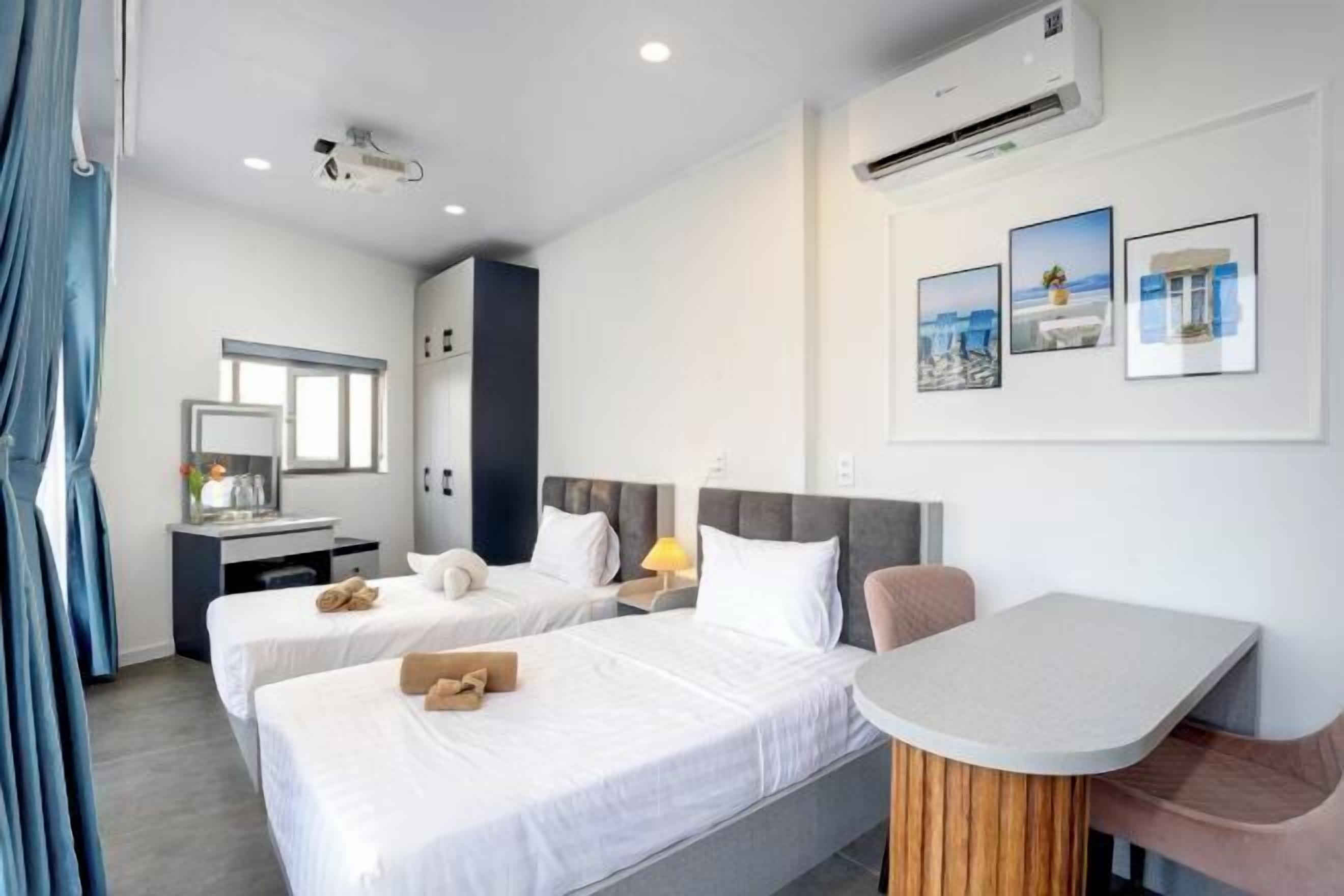 Phòng cách âm, truy cập Internet không dây miễn phí, bộ trải giường 