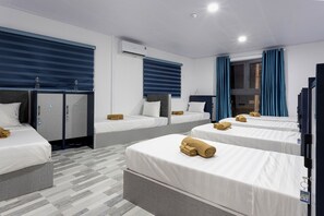 1 habitación, sistema de insonorización, wifi gratis y ropa de cama 