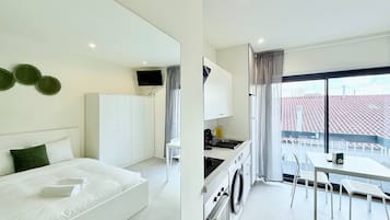 1 soverom, strykejern/-brett, wi-fi (inkludert) og sengetøy