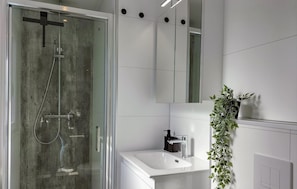 Shower, hair dryer - Amazing home in Hellendoorn with sauna (Hellendoorn)