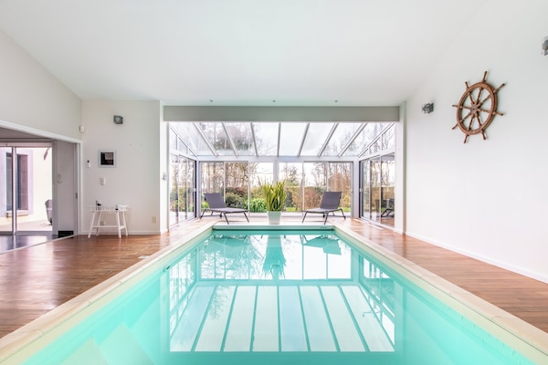 Indoor Pool with convertible function for the summer