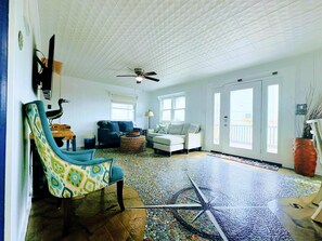 Televisie en een kantoor