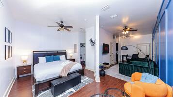 1 chambre, fer et planche à repasser, accès au Wi-Fi (inclus)