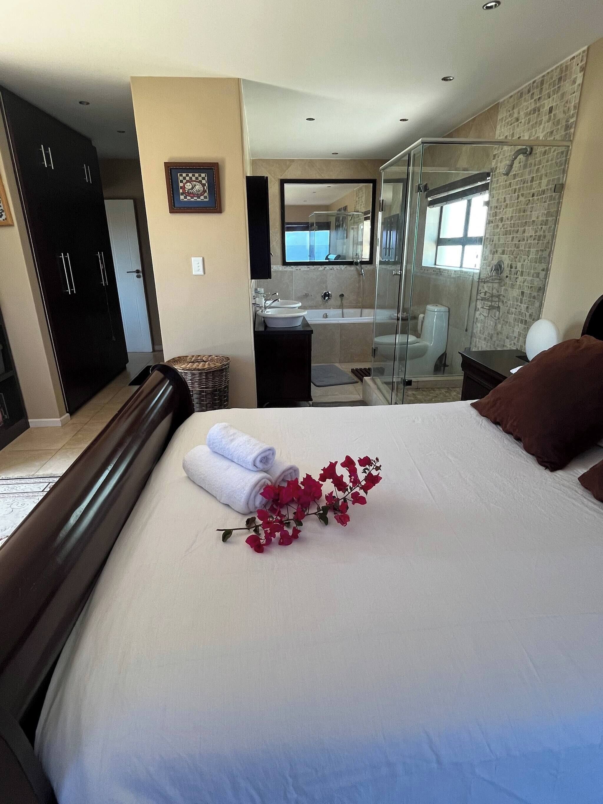 Ferienhaus, 3 Schlafzimmer, Raucher, eigener Pool | Badezimmer