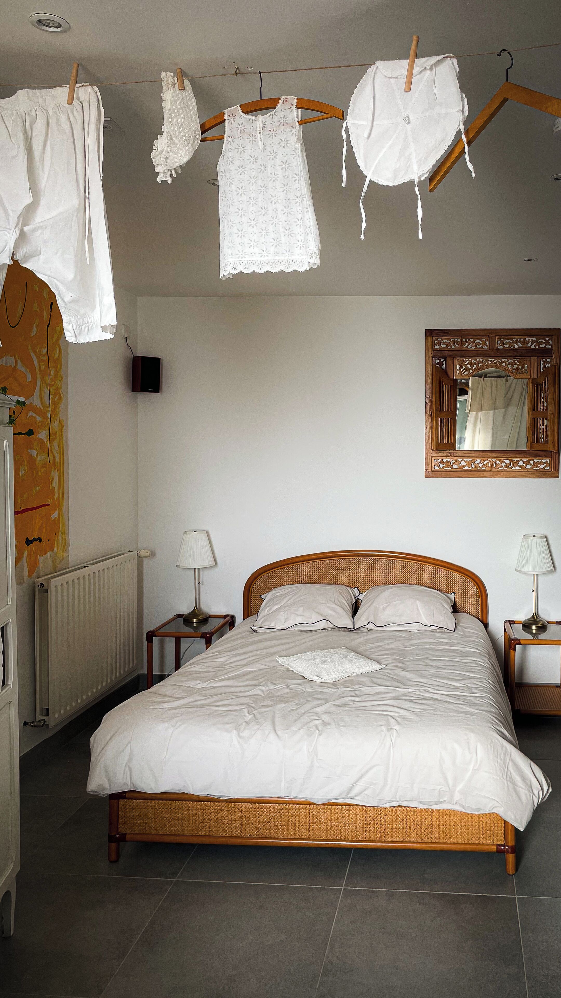 1 slaapkamer, een strijkplank/strijkijzer, wifi, beddengoed