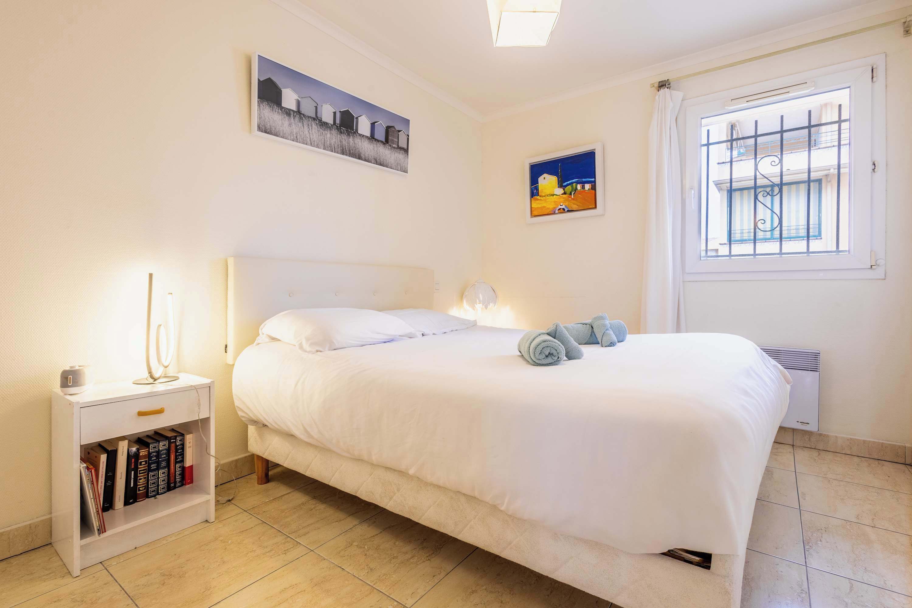 2 bedrooms, iron/ironing board, travel crib, WiFi