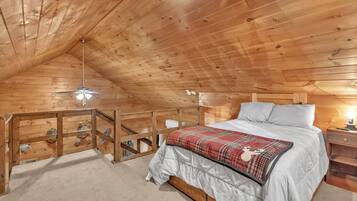Cabin, 2 Bedrooms | 2 bedrooms, desk, laptop workspace, iron/ironing board