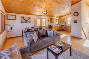 House, 4 Bedrooms | Living area | Smart TV - Scenic White Mountains Retreat 4 Bedroom Home (Thornton)