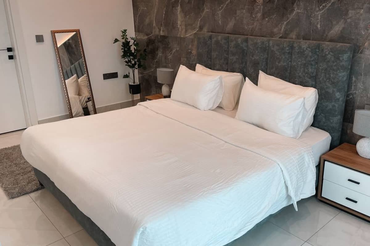 Family Apartment, Balcony, City View | Desk, laptop workspace, iron/ironing board, free WiFi