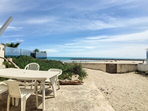 On the beach