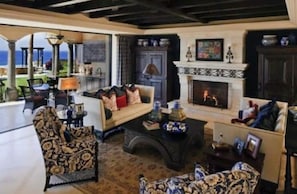 TV, fireplace - Cabo San Lucas Villa at Novaispania Estates (Cabo San Lucas)
