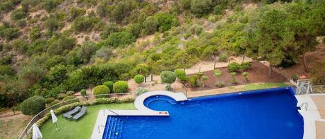 Indoor pool, a heated pool