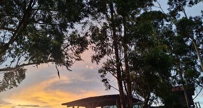 Ibiraquera Geodesic Dome, surrounded by sea and lagoons. 15km from Praia do Rosa