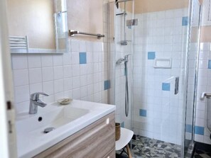 Shower, hair dryer