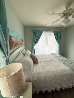 4 bedrooms, iron/ironing board, travel crib, WiFi