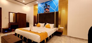 Deluxe-Doppelzimmer, Balkon, Stadtblick
