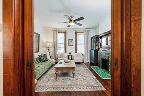 Townhome, 2 Queen Beds, Kitchen, Garden View (German Charm 2) | Living area | 42-inch flat-screen TV with digital channels - German Charm 2 Sophistication! (Columbus)