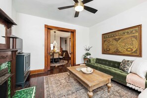 Townhome, 2 Queen Beds, Kitchen, Garden View (German Charm 2) | Living area | 42-inch flat-screen TV with digital channels - German Charm 2 Sophistication! (Columbus)