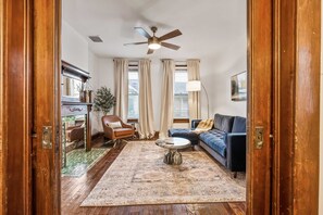 House, Multiple Beds, Kitchen, City View (German Charm Suites) | Living area | 42-inch flat-screen TV with digital channels