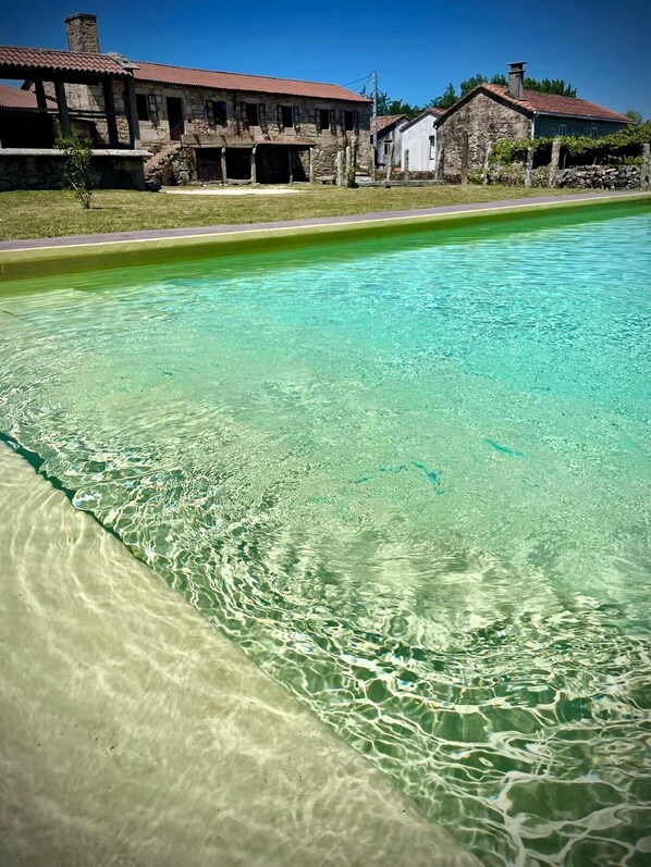 Piscina all'aperto, ombrelloni da piscina
