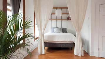 1 soverom, strykejern/-brett, wi-fi (inkludert) og sengetøy