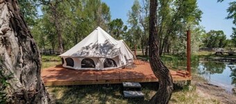 The Old Faithful Glamping YURT in Ririe Idaho
