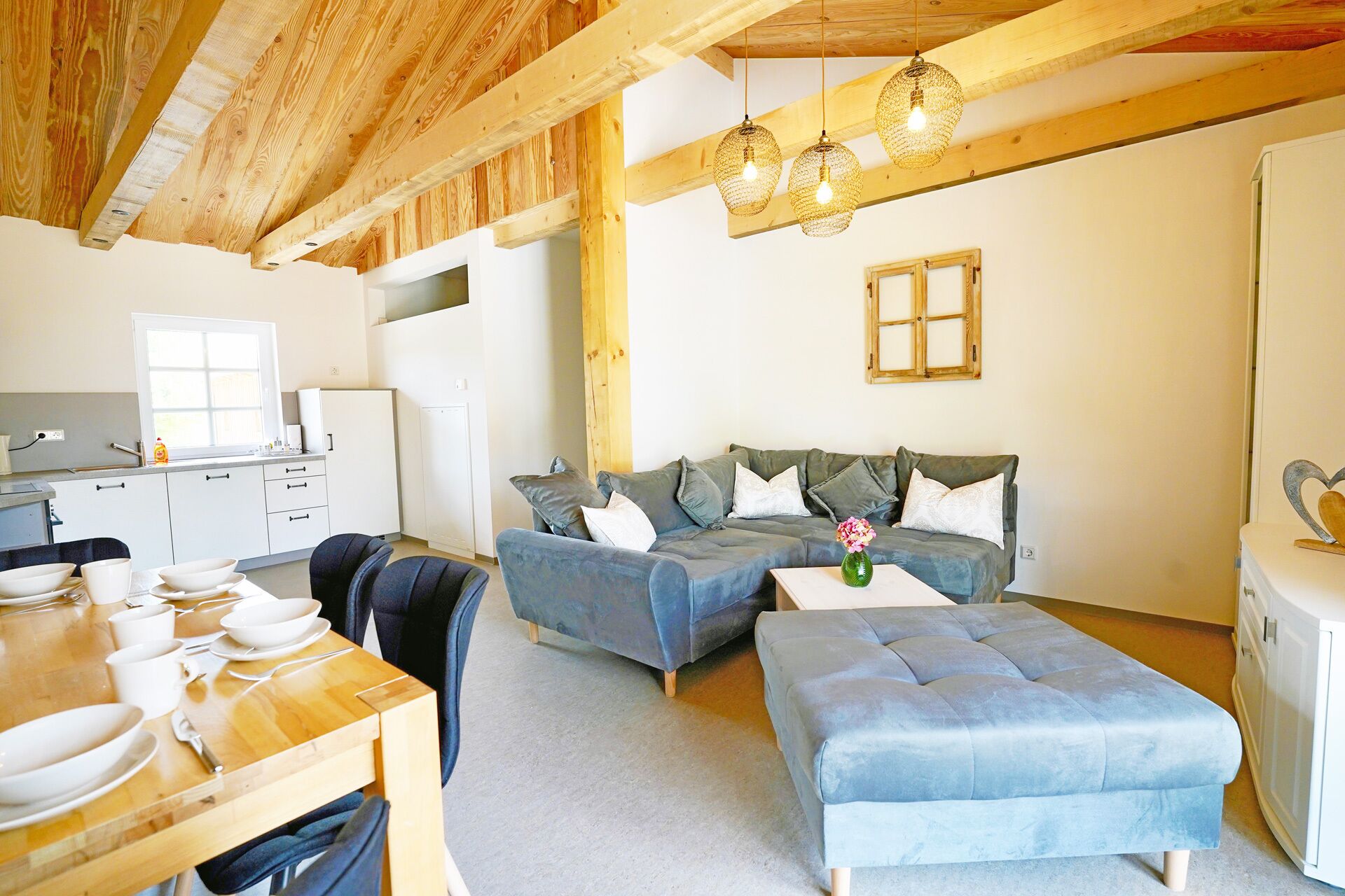 Premium-Apartment, Haustiere gestattet, Gartenblick | Wohnbereich