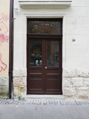 Façade de l’hébergement