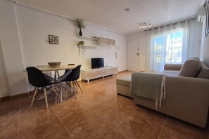 Living area - Arenales del Sol | Casa Bahia apartment, Casa Bahia Poolview 2 bedroom cozy apartment (Arenals del Sol)