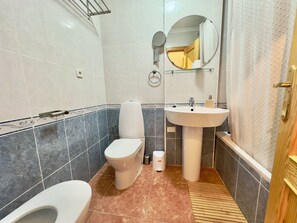 Sèche-cheveux, serviettes fournies