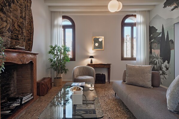 Exclusive Apartment, 2 Bedrooms | Living area | Flat-screen TV