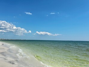 On the beach