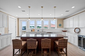 Fridge, microwave, oven, stovetop - Brand New Build, Unobstructed Views, Private Pool, Pet-Friendly! (St. George Island)