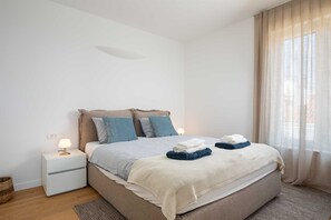 2 soverom, strykejern/-brett, wi-fi (inkludert) og sengetøy