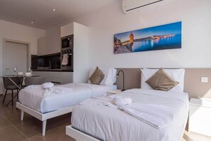 1 室のベッドルーム、アイロン / アイロン台、WiFi、ベッドシーツ