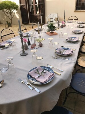 Espace banquet en plein air